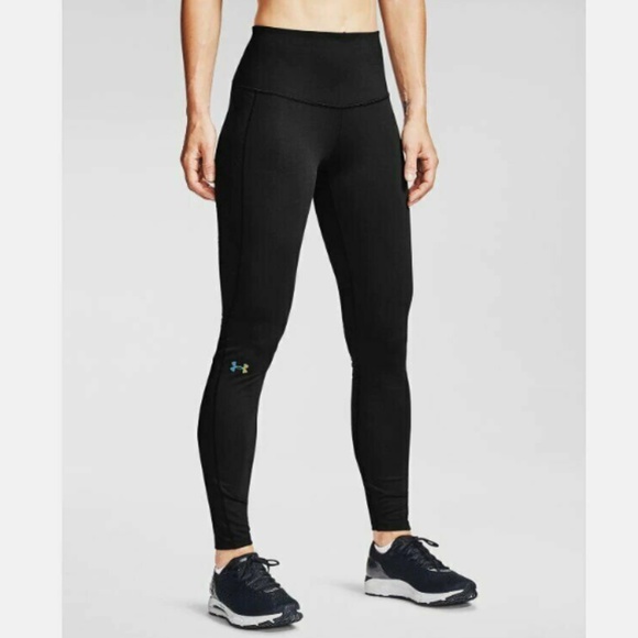 Under Armour ColdGear Rush Jacquard Leggings 1356392 001 Size Small NWT - Picture 1 of 11